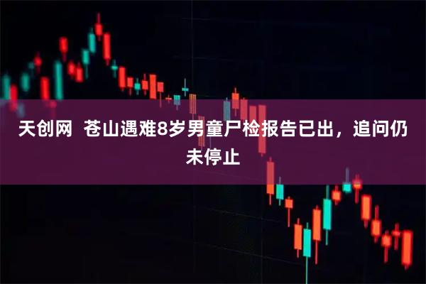 天创网  苍山遇难8岁男童尸检报告已出，追问仍未停止