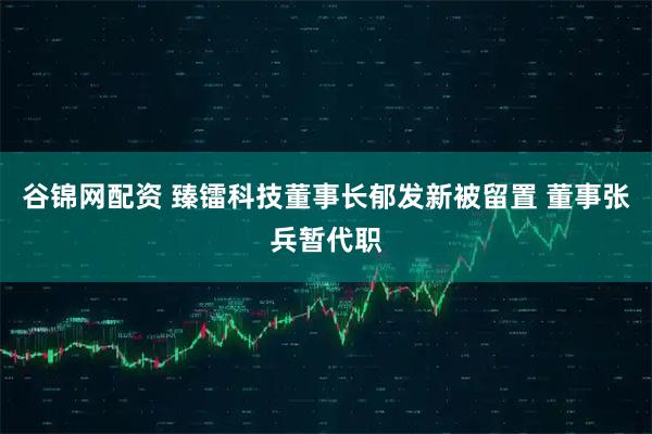 谷锦网配资 臻镭科技董事长郁发新被留置 董事张兵暂代职